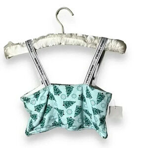 NWT POP UNDERWEAR TREE HOLIDAY TUBE BRALETTE BAMBOO XS
